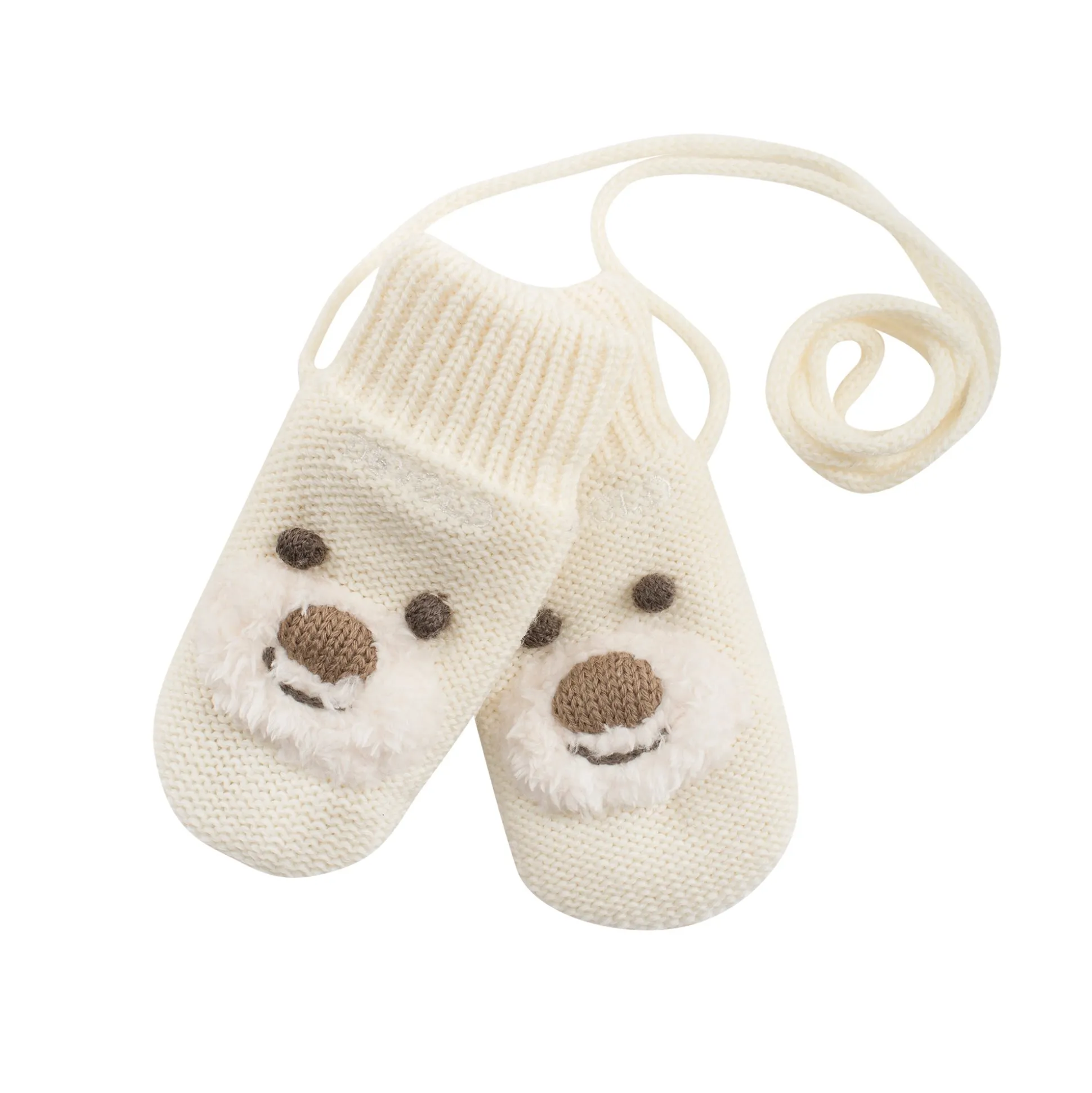 Gloves & Mittens>Devold of Norway Bear Merino Mitten Baby Offwhite