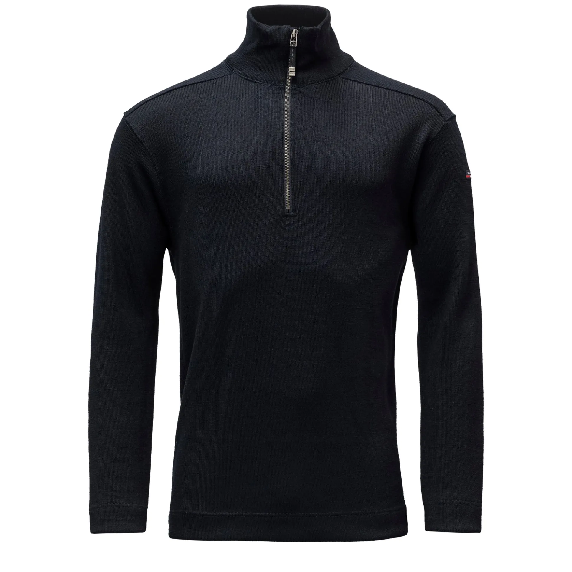 Sweater>Devold of Norway Blaatroie Wool Zip Neck Deep Marine