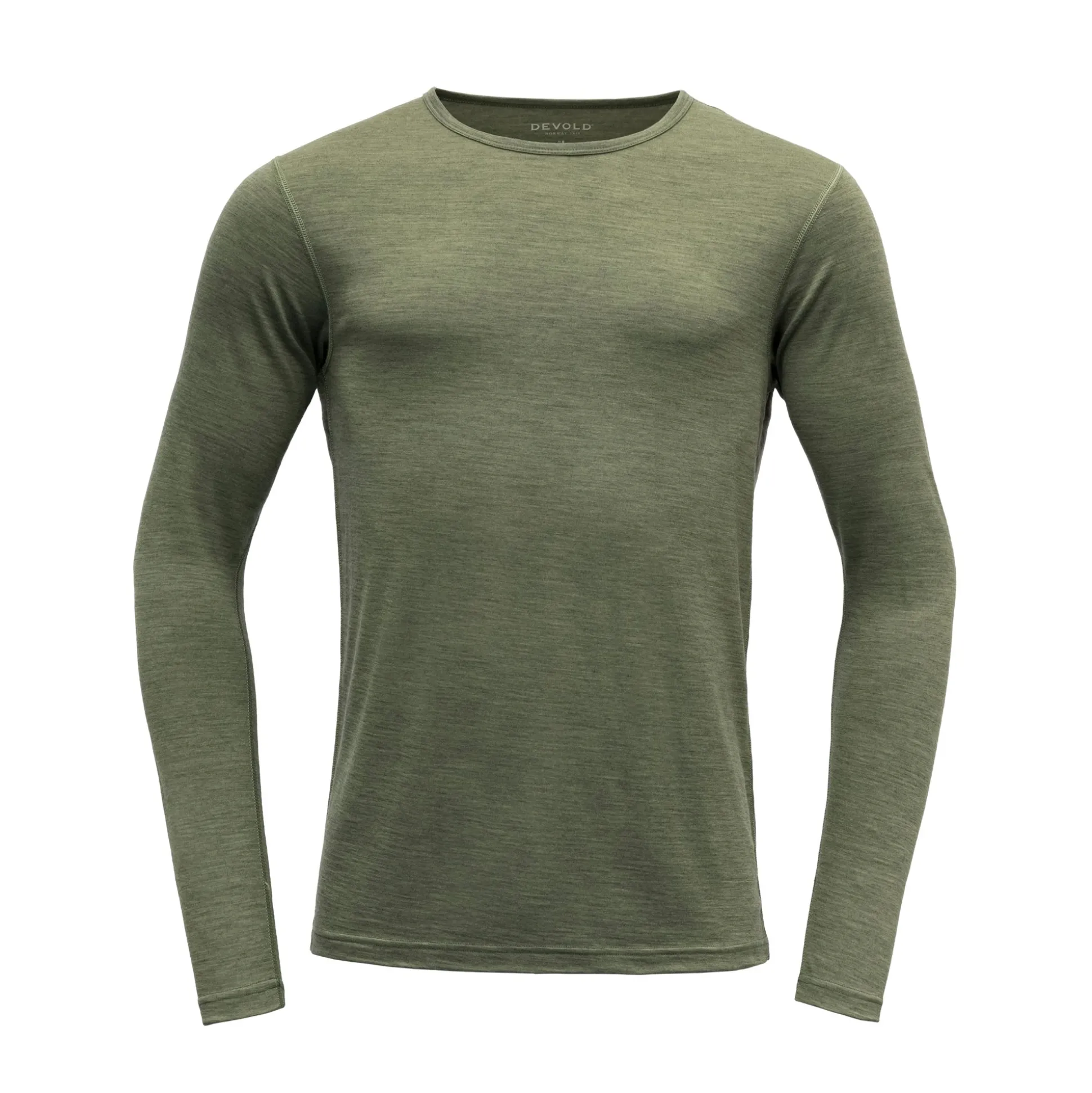 Top>Devold of Norway Breeze Merino 150 Shirt Man Lichen Melange