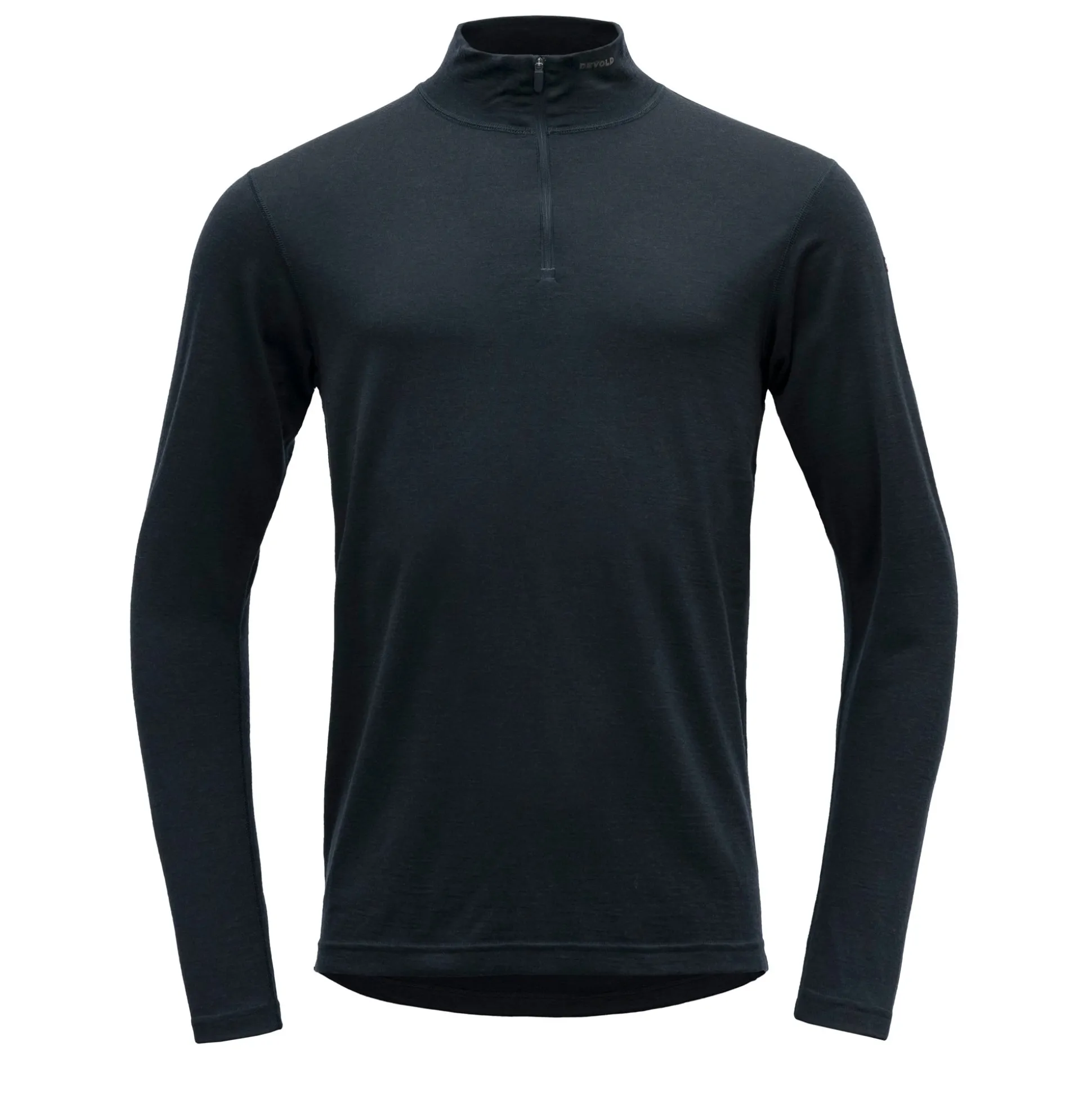 Top>Devold of Norway Breeze Merino 150 Zip Neck Man Ink