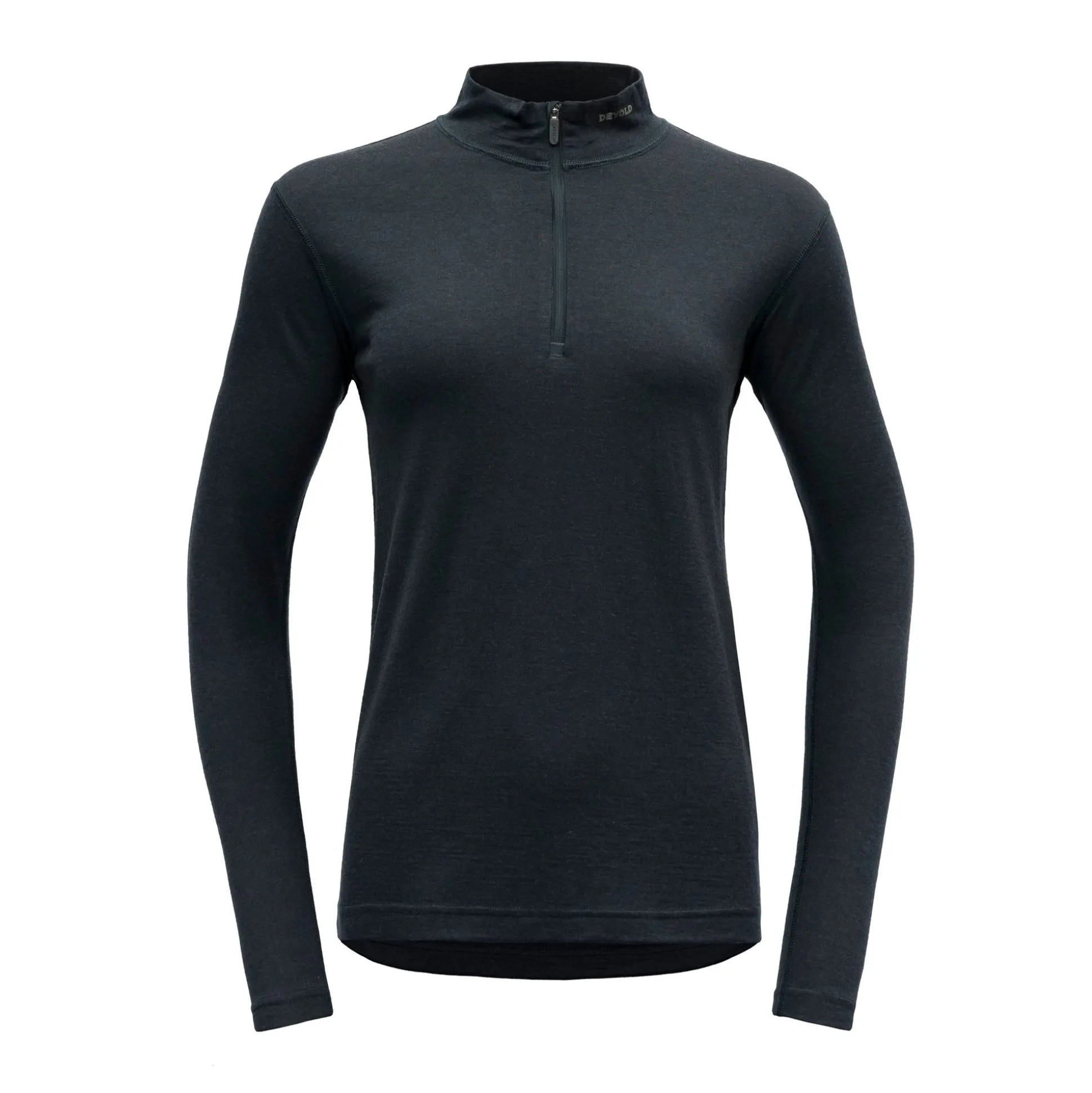 Top>Devold of Norway Breeze Merino 150 Zip Neck Wmn Ink