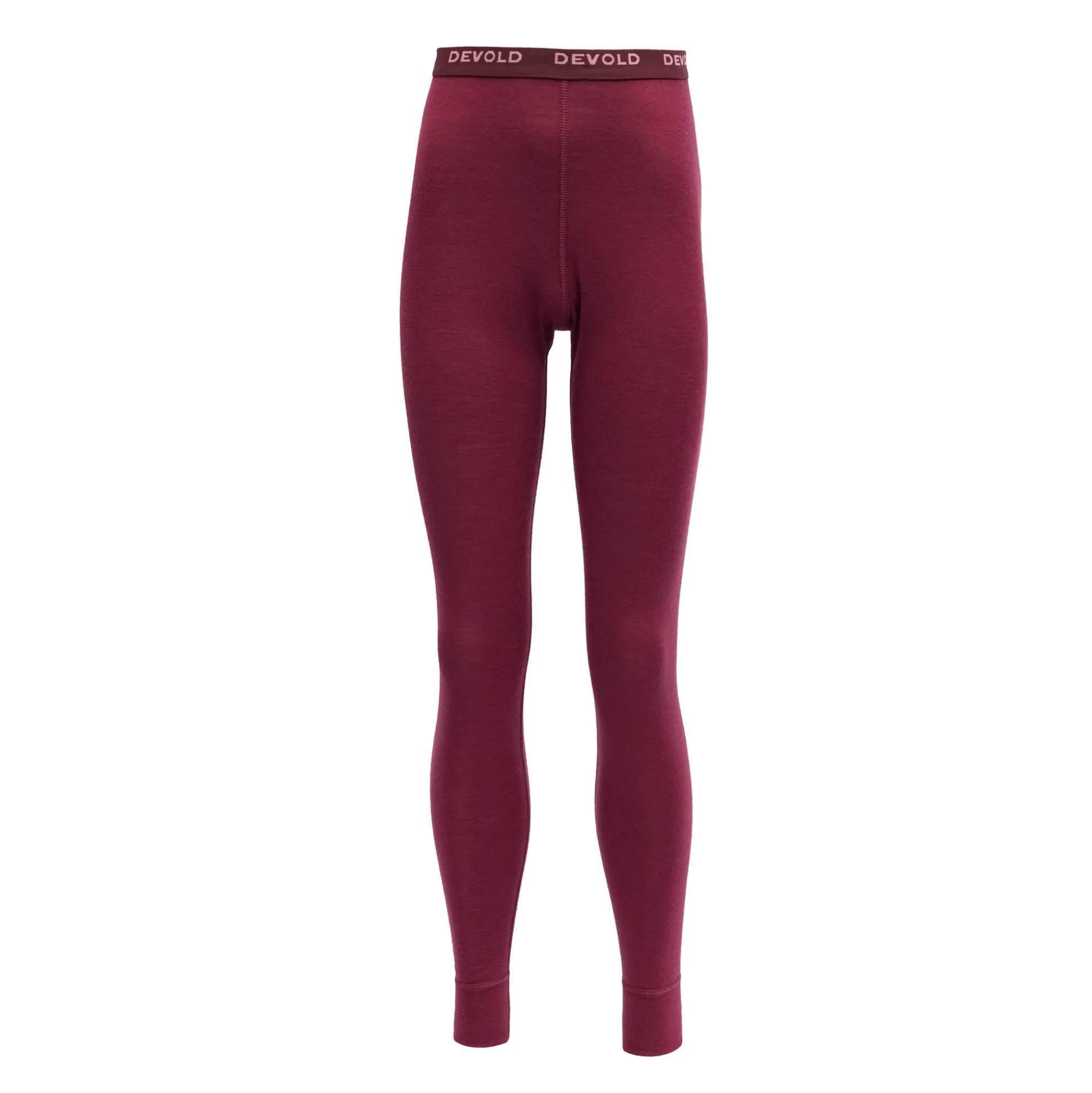 Long Johns>Devold of Norway Breeze Merino Longs Jr Beetroot