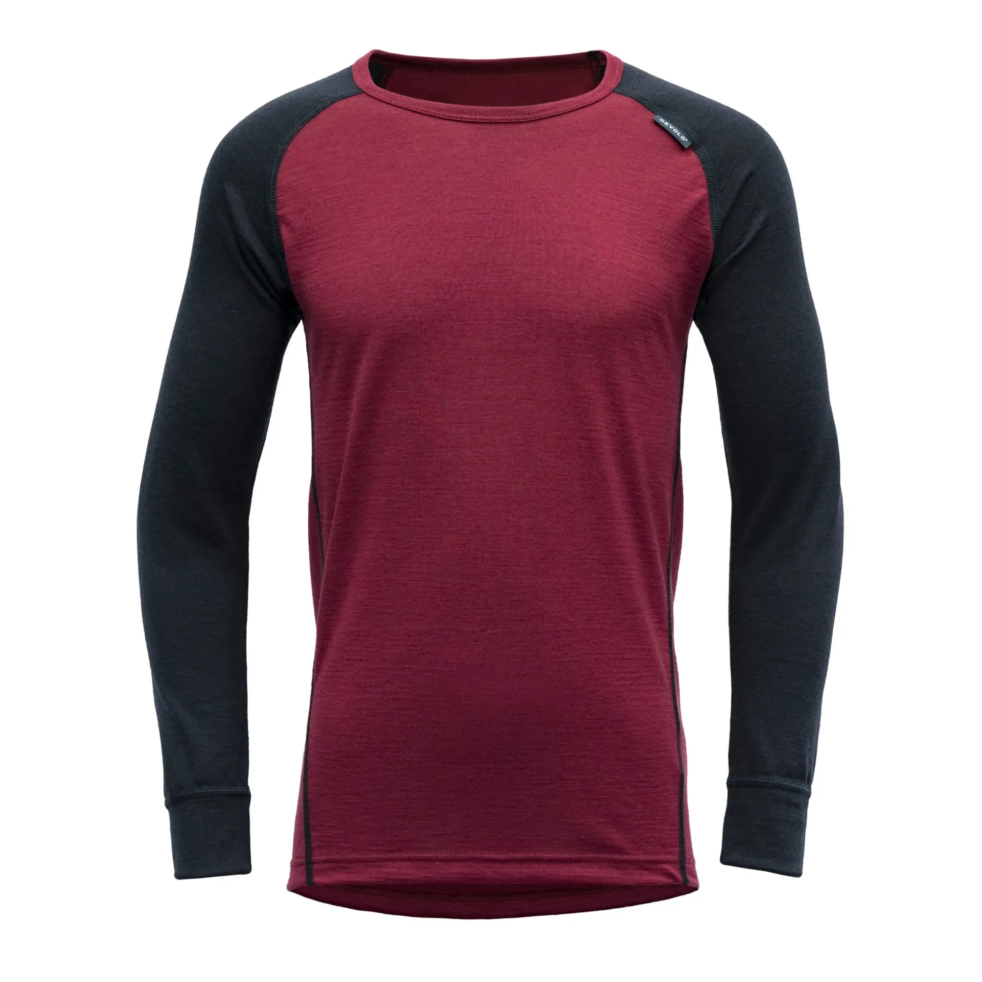 Top>Devold of Norway Breeze Merino Shirt Jr Beetroot