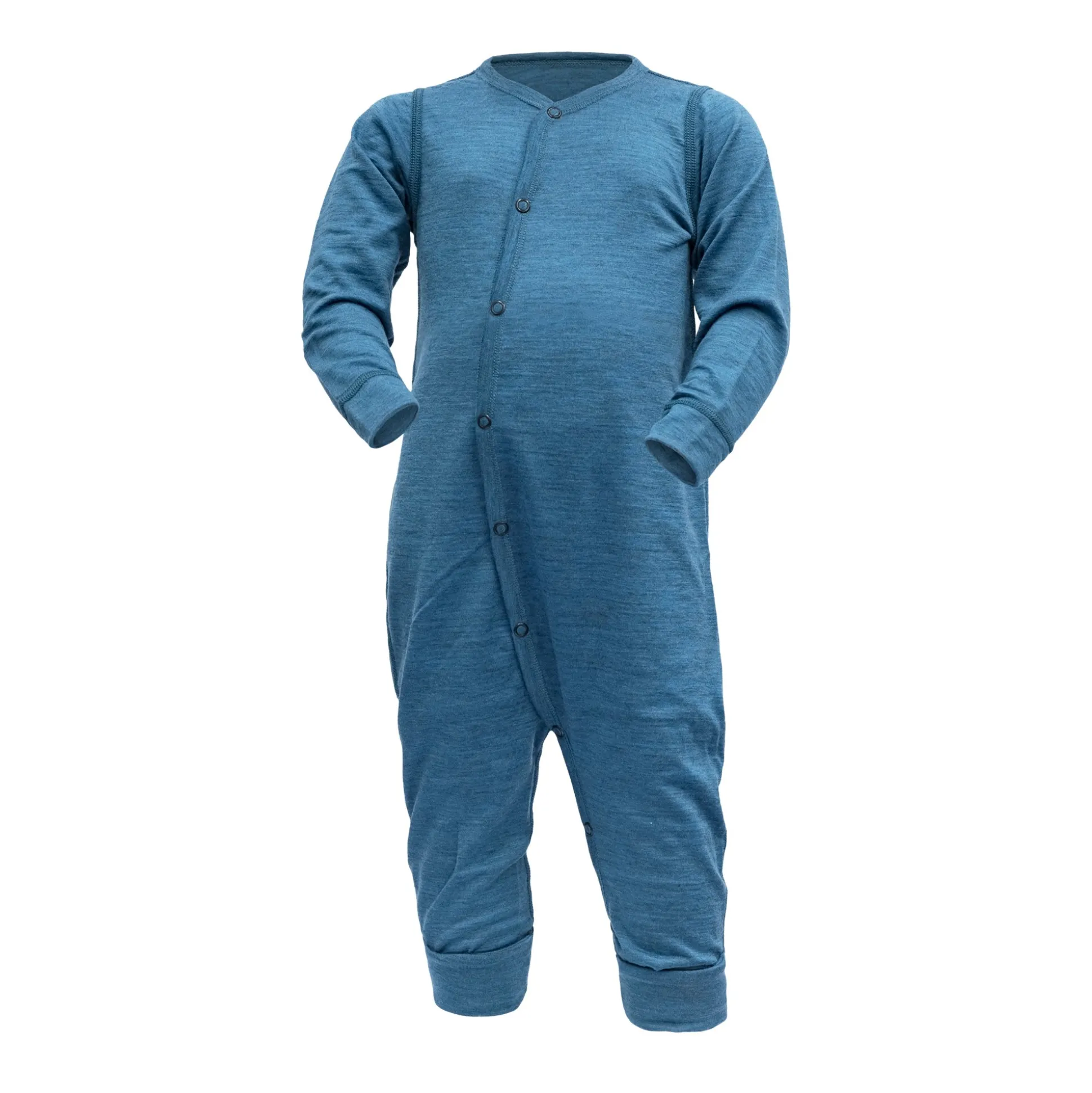 Top>Devold of Norway Breeze Merino Sleepsuit Baby Blue Melange