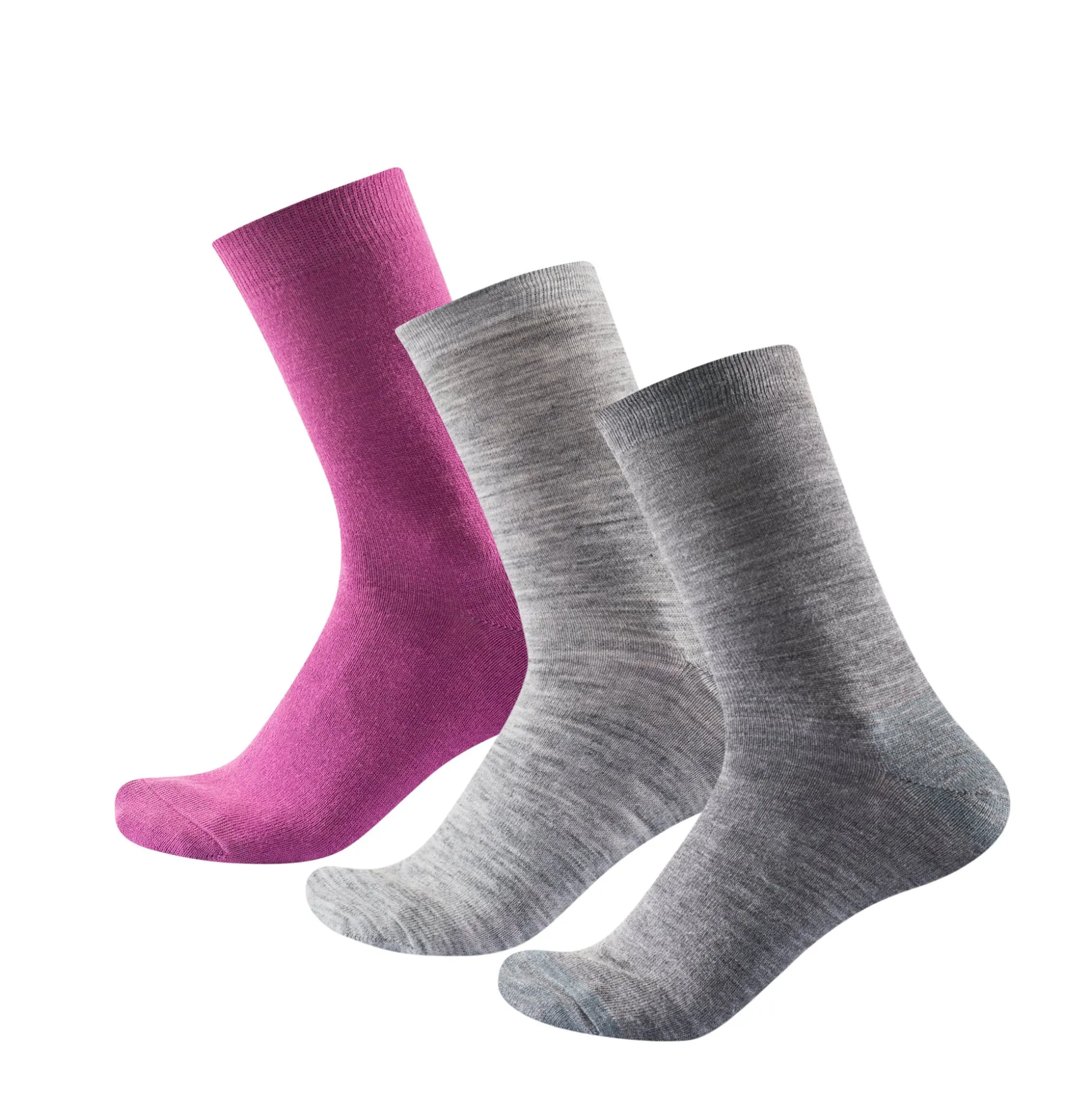 Socks>Devold of Norway Daily Merino Light Sock 3Pk Wmn Anemone Mix