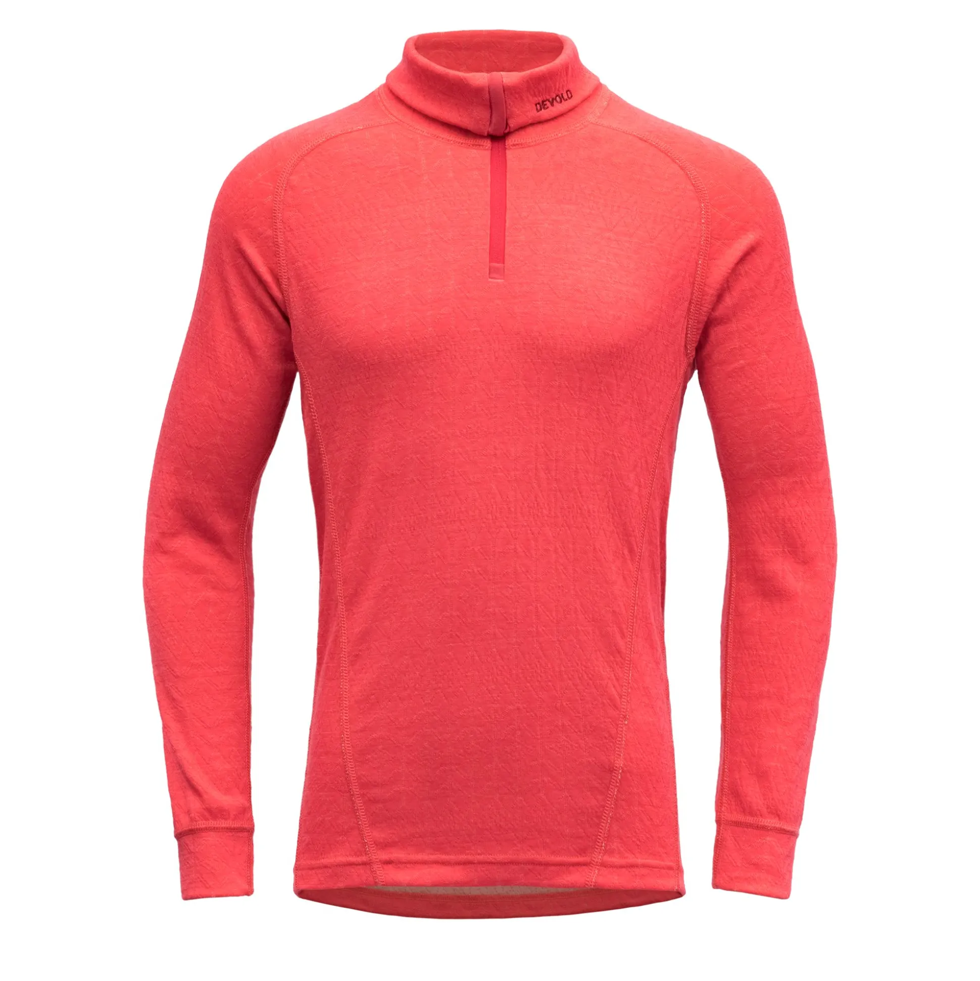 Top>Devold of Norway Duo Active Junior Zip Neck Poppy