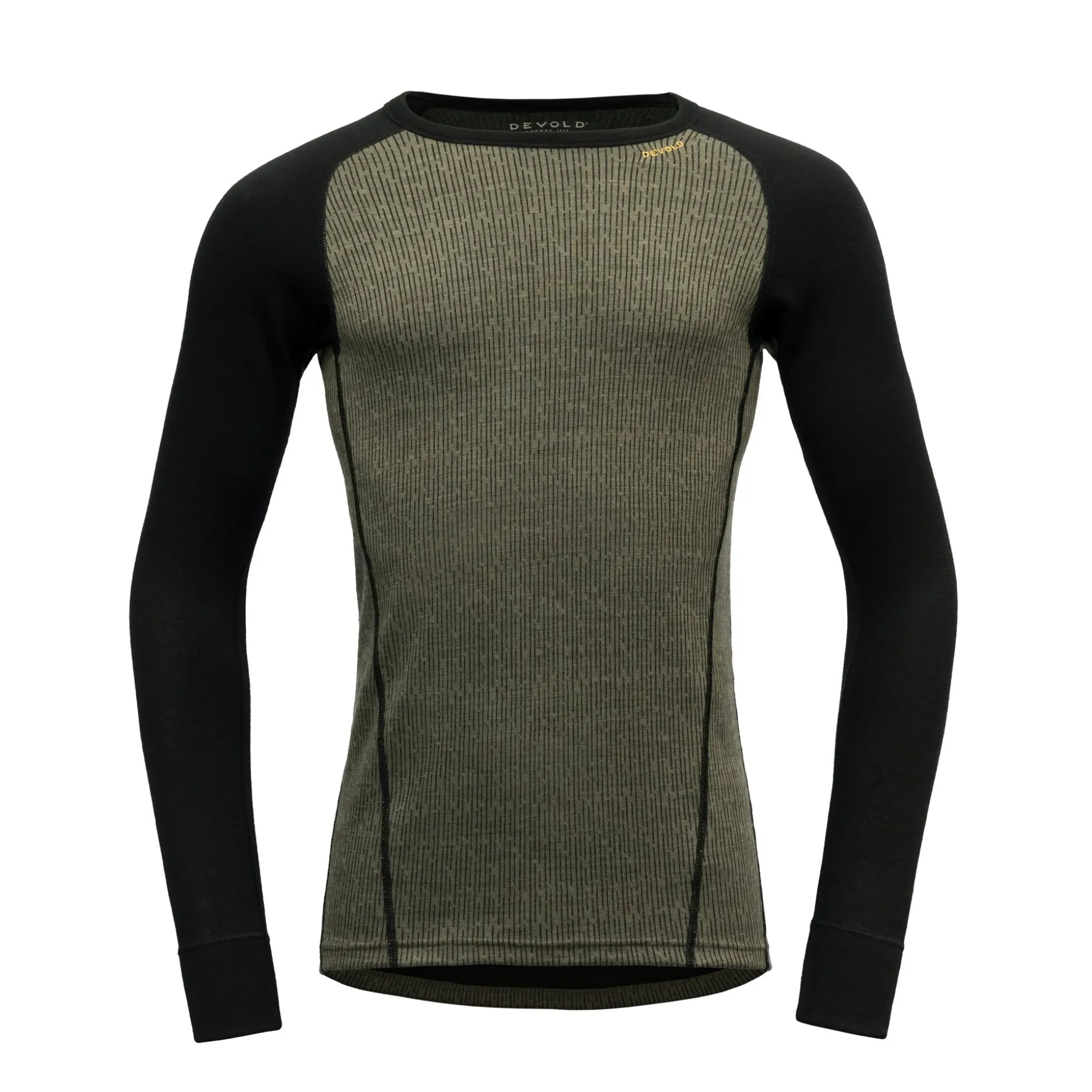 Top>Devold of Norway Duo Active Merino 205 Shirt Man Lichen/Caviar