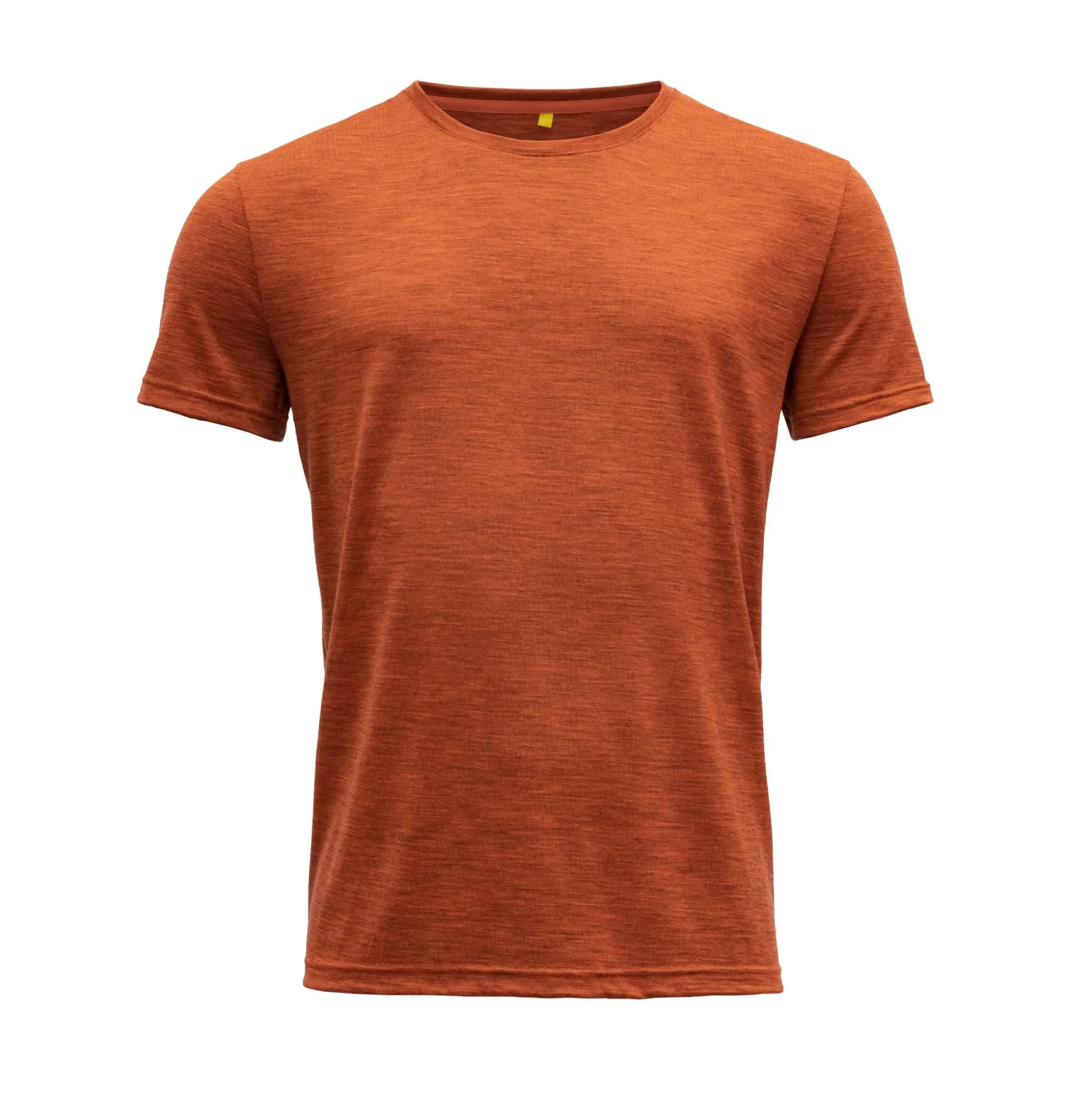 T-Shirt>Devold of Norway Eika Merino 150 Tee Man Brick Melange