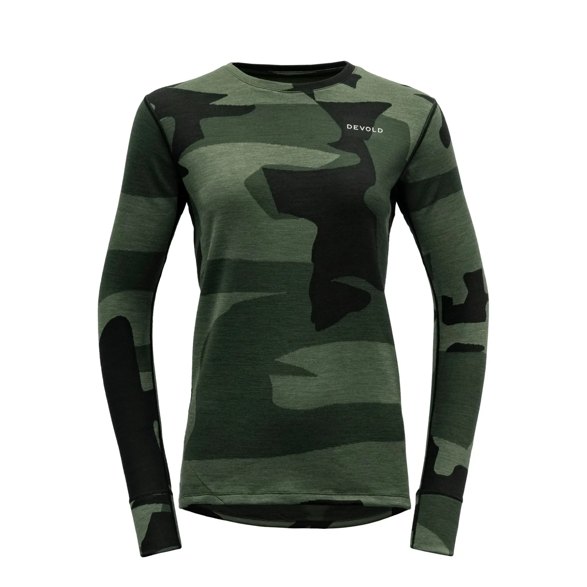 Top>Devold of Norway Klovstien Merino Shirt Wmn Forest