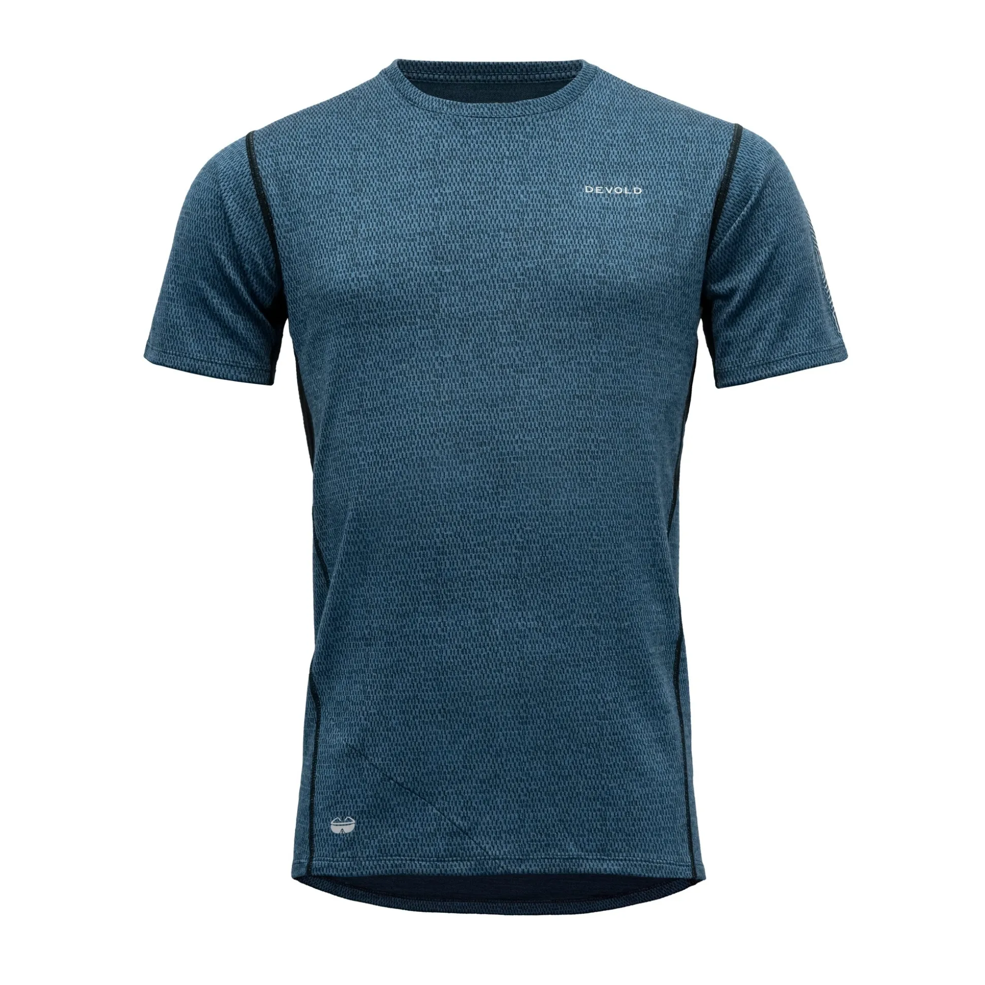 T-Shirt>Devold of Norway Klovstien Merino Tee Man Blue