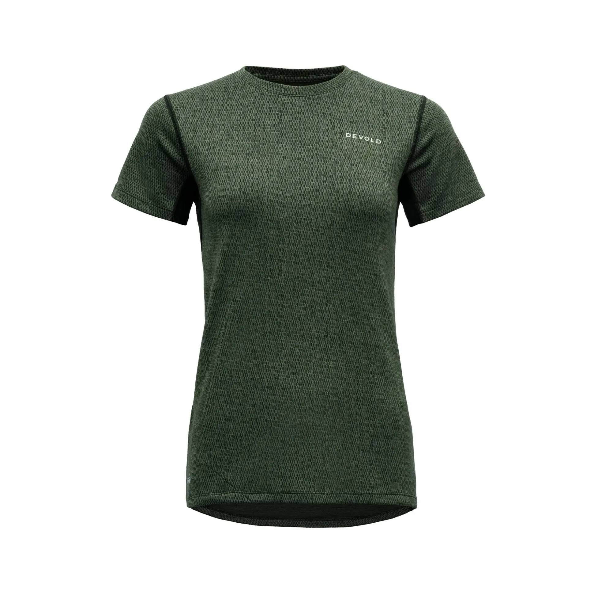 T-Shirt>Devold of Norway Klovstien Merino Tee Wmn Forest