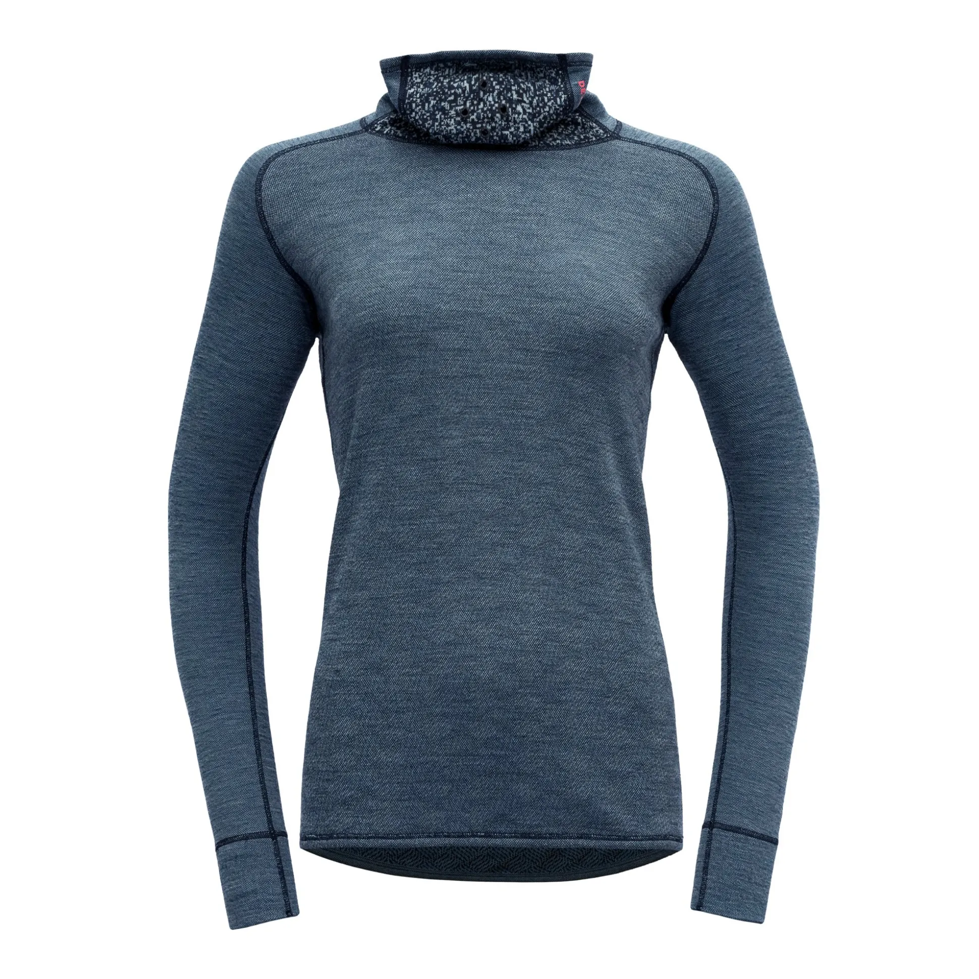 Top>Devold of Norway Kvitegga Merino 230 H. Neck Wmn Ink