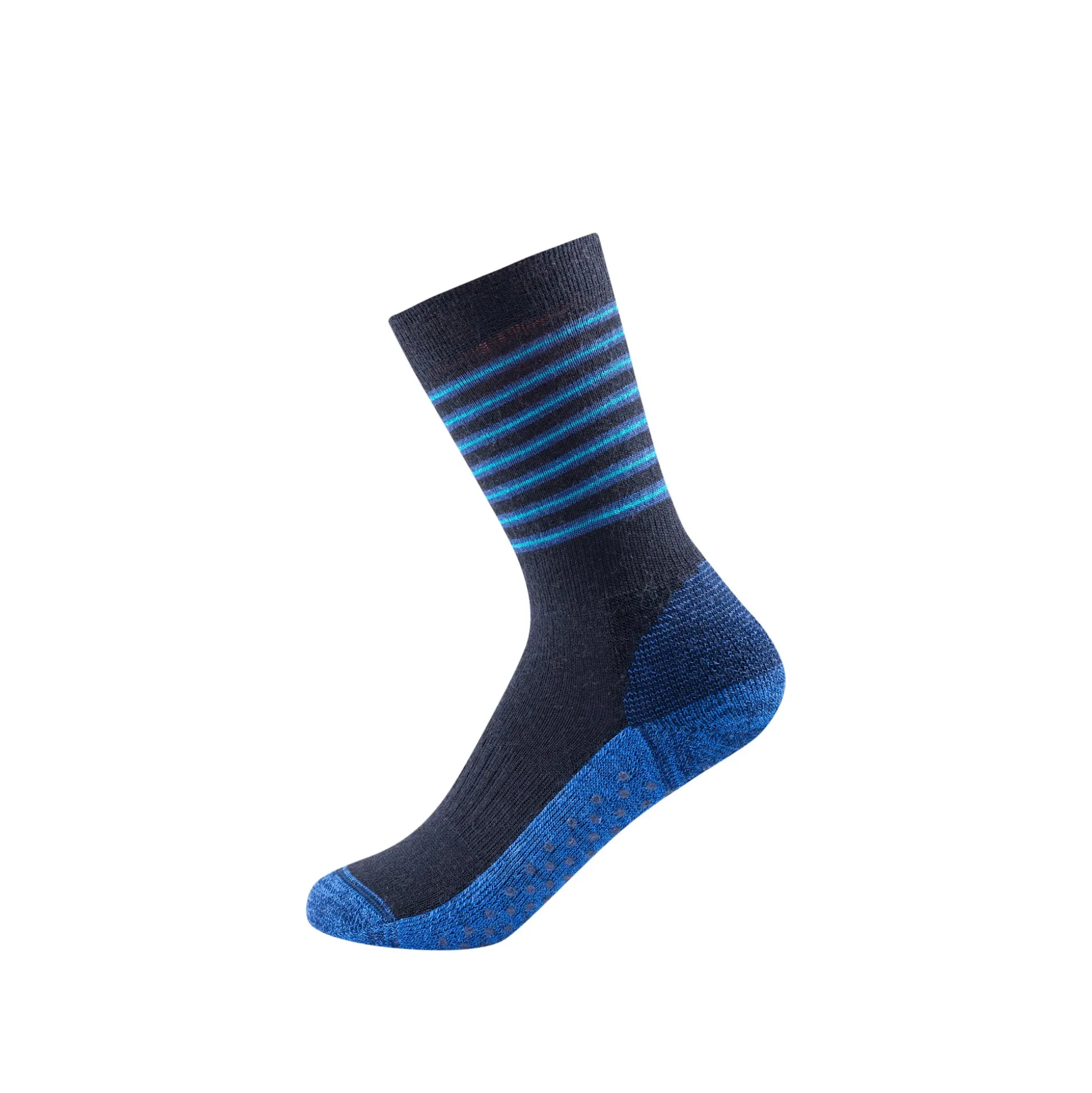 Socks>Devold of Norway Multi Merino No-Slip Sock Kid Mistral Stripe