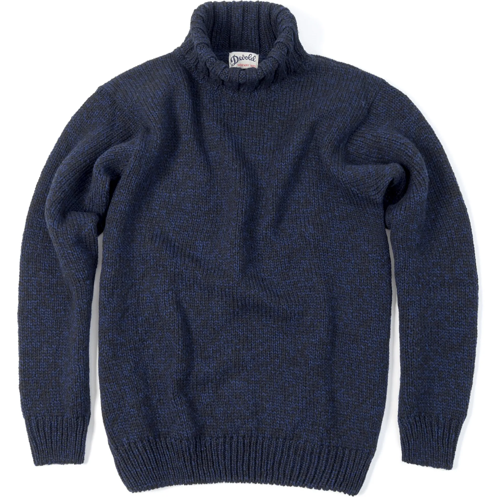 Sweater>Devold of Norway Nansen Wool High Neck Navy