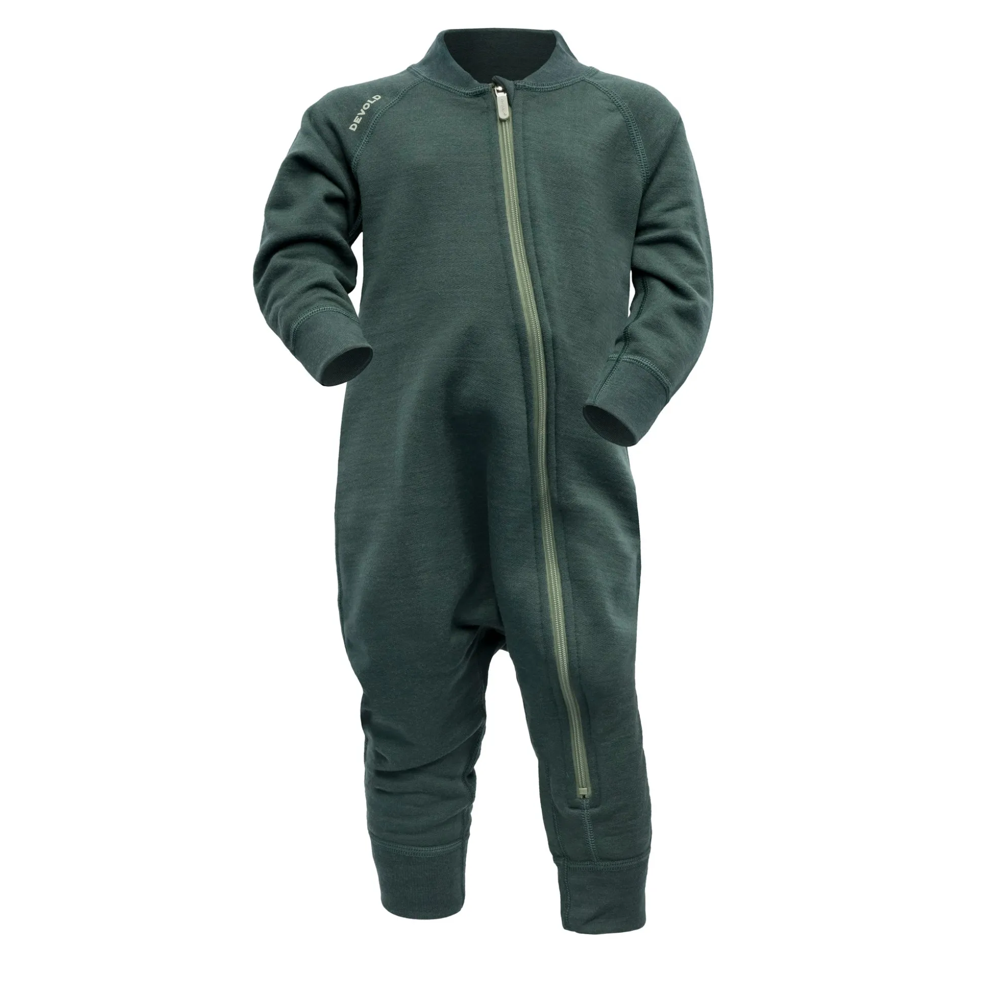 Baby Body>Devold of Norway Nibba Merino Playsuit Baby Woods