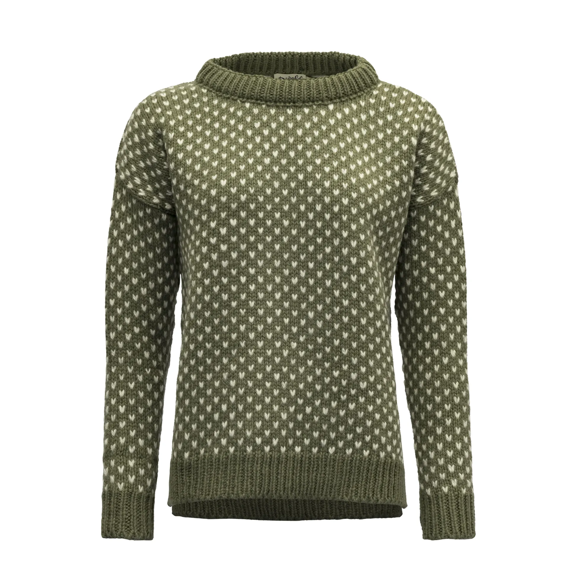 Sweater>Devold of Norway Nordsjo Wool Sweater Wmn Olive