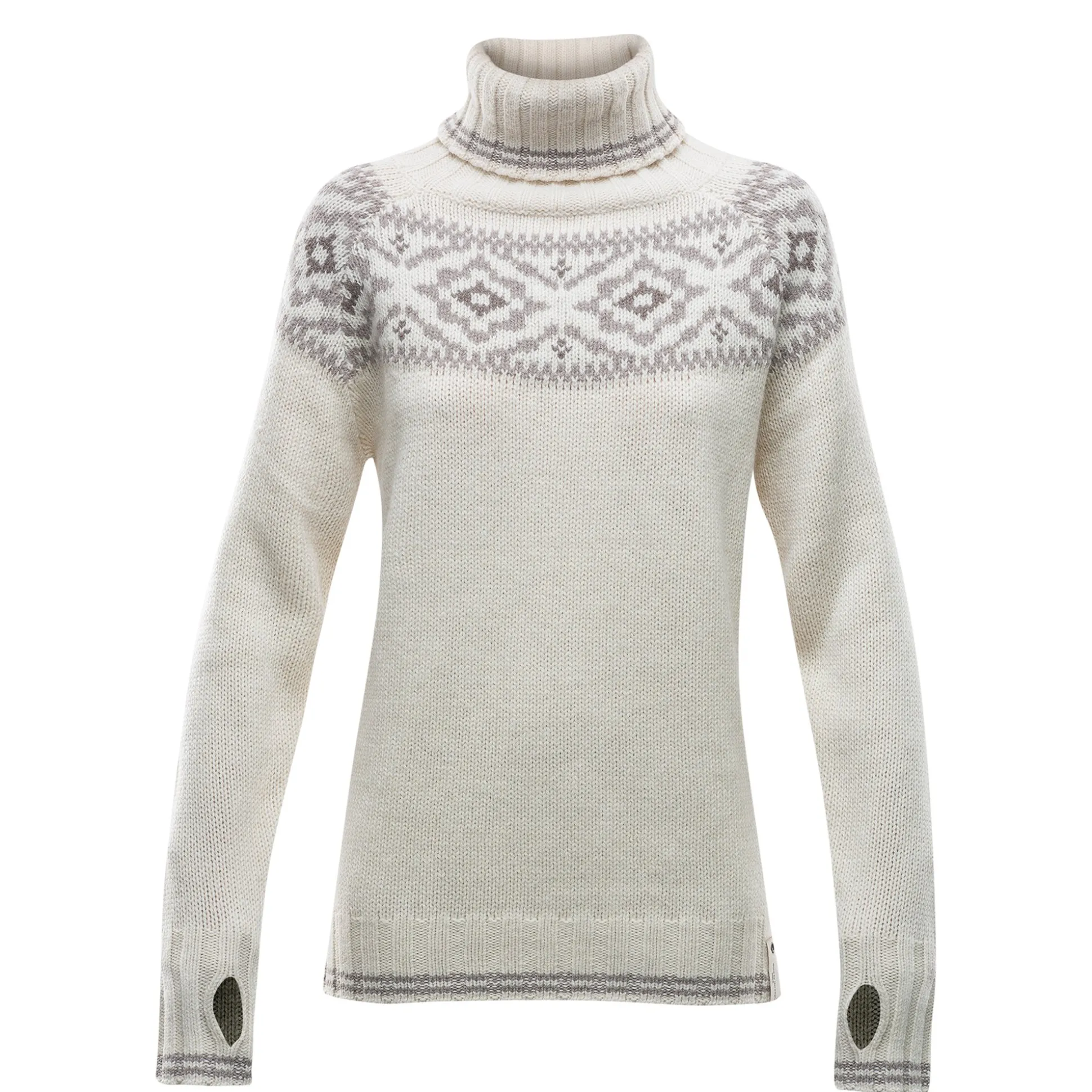 Sweater>Devold of Norway Ona Woman Round Sweater Offwhite