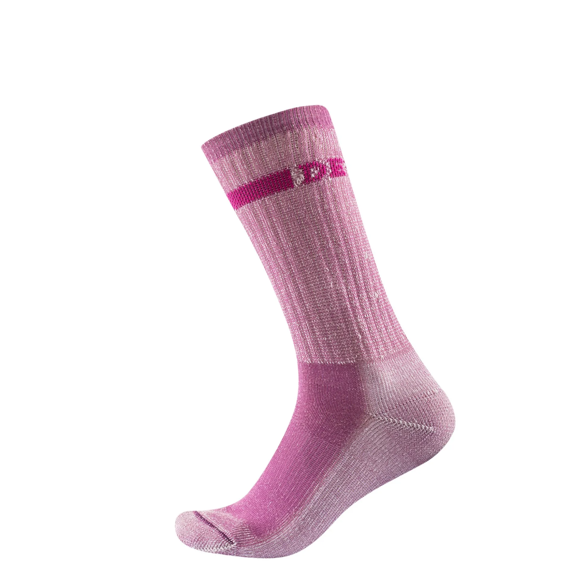 Socks>Devold of Norway Outdoor Merino Medium Sock Wmn Pink Melange