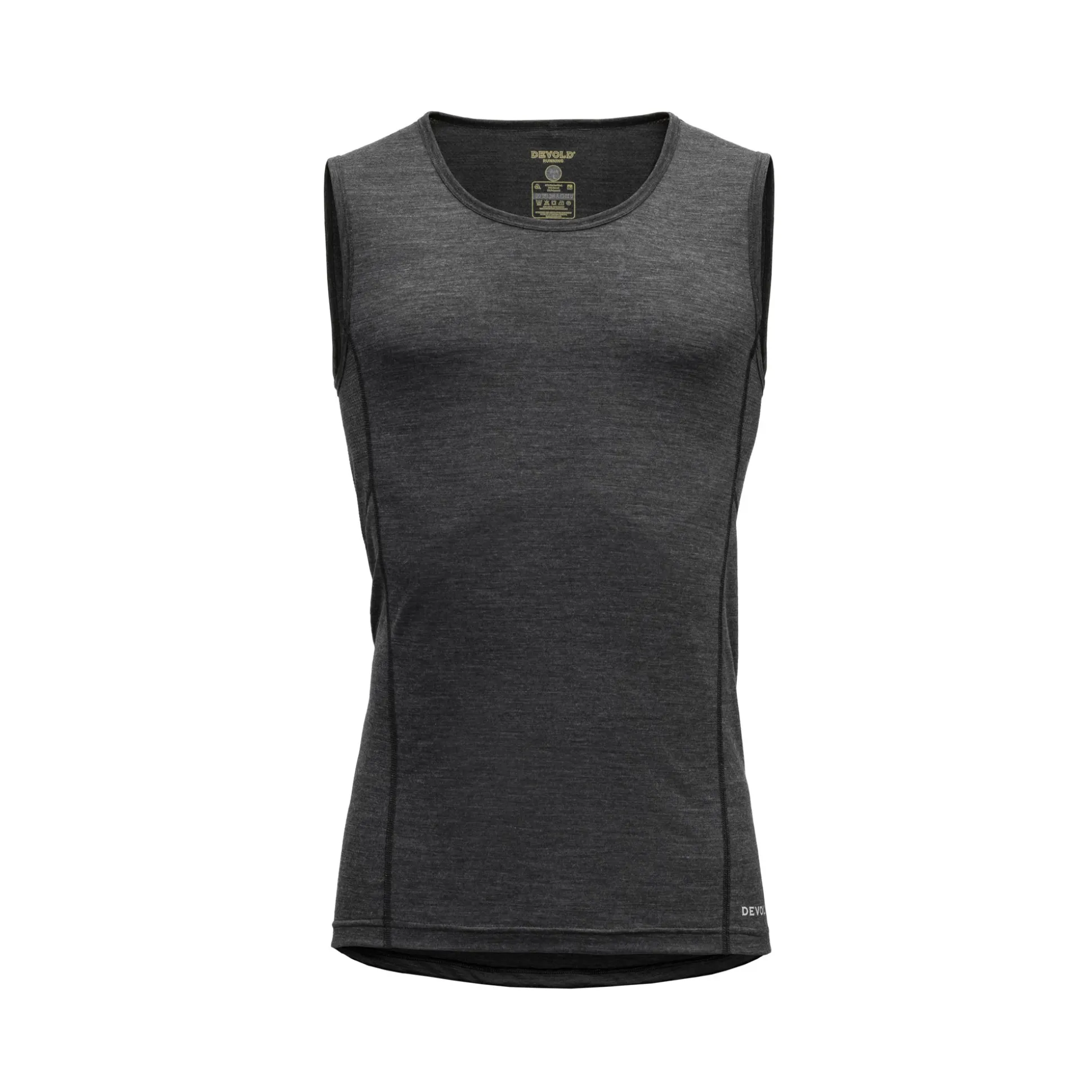 Singlet>Devold of Norway Running Merino 130 Tank Man Anthracite