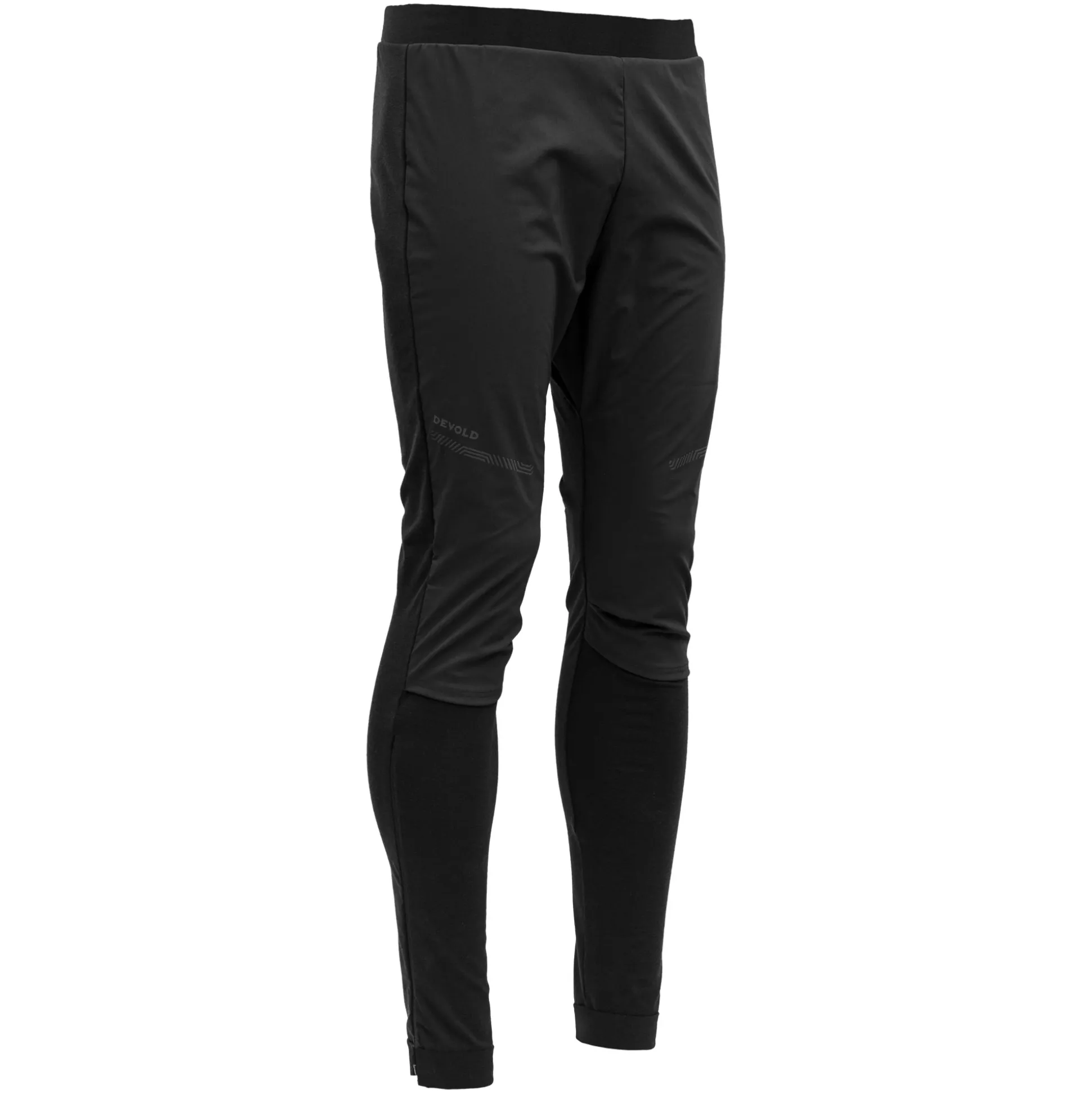 Trousers>Devold of Norway Running Merino Cover Pants Man Caviar