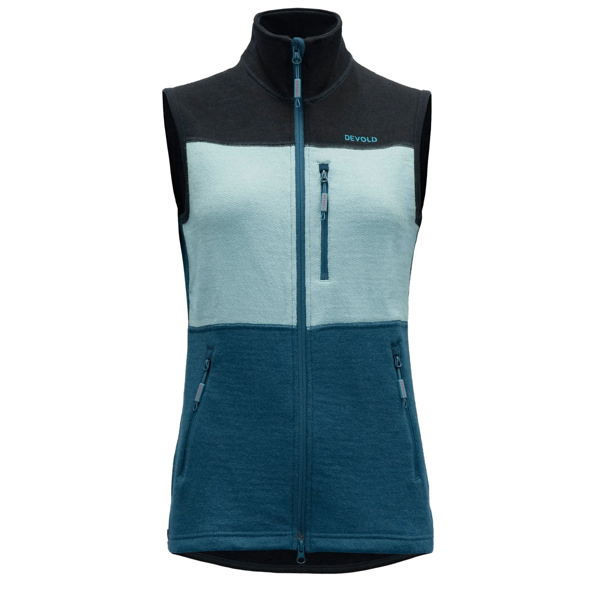 Vest>Devold of Norway Thermo Wool Vest Wmn Flood/Cameo/Ink