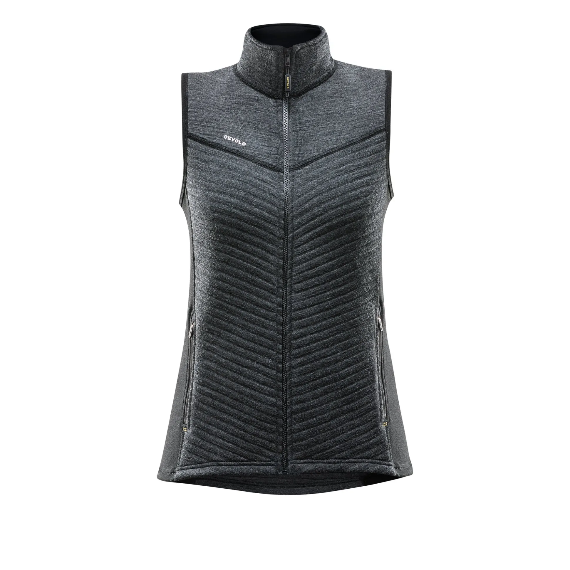 Vest>Devold of Norway Tinden Spacer Merino Vest Wmn Anthracite