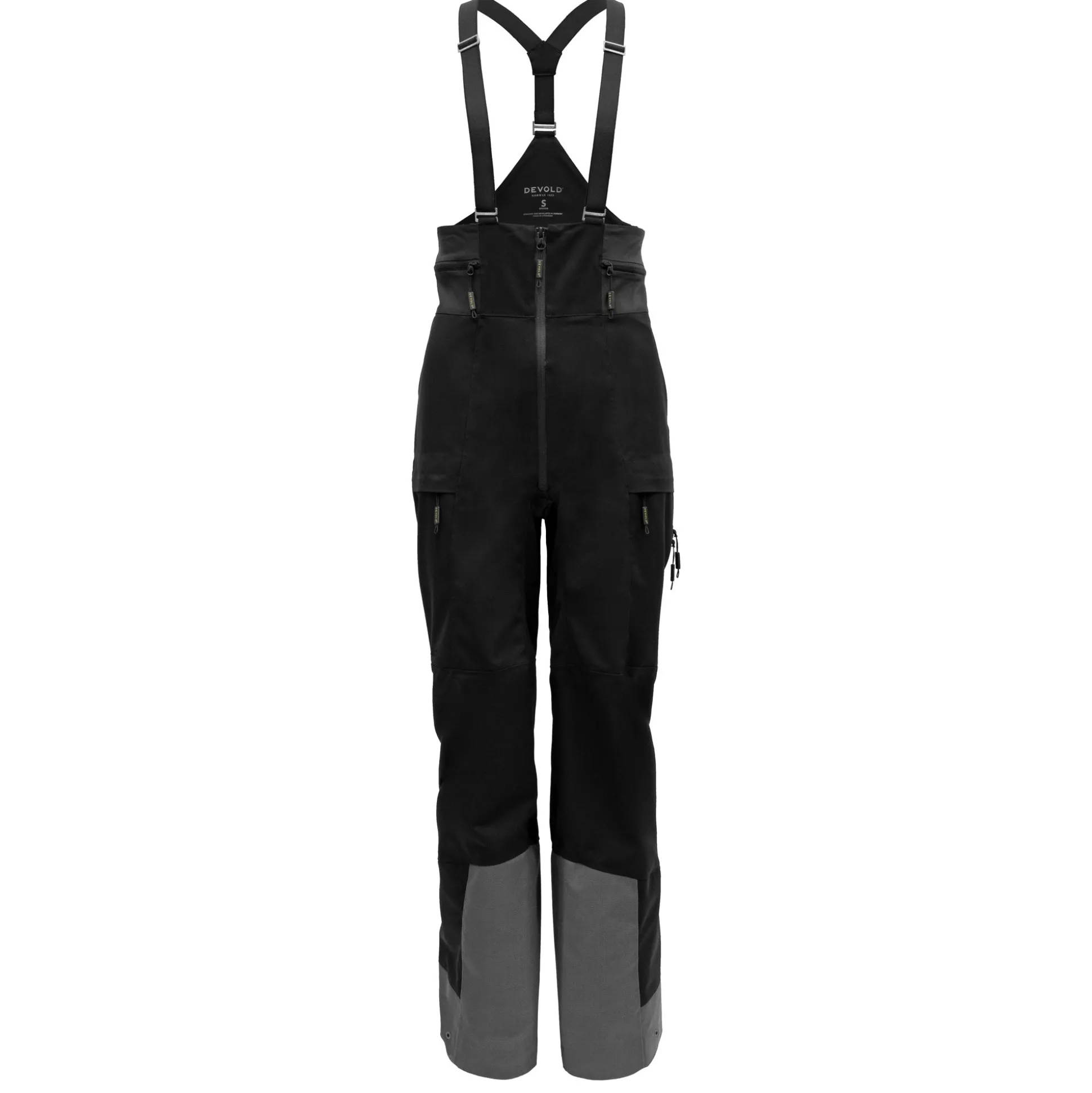 Trousers>Devold of Norway Trollkyrkja Woolshell Bib P. Wmn Caviar